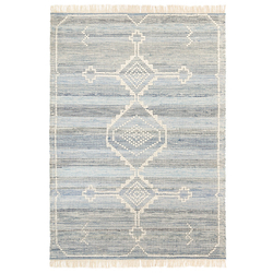 Ковер из шерсти и денима jammu из коллекции ethnic, 160х230см