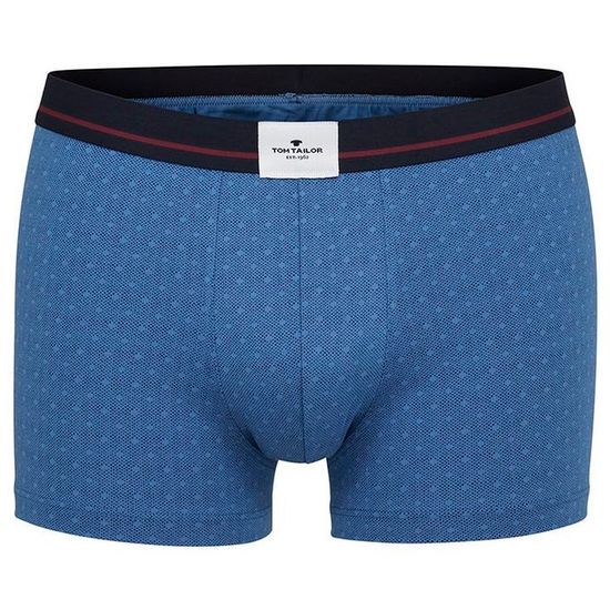 Мужские трусы боксеры синие с узором Tom Tailor 070522/5646 626