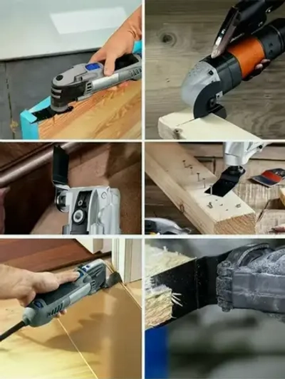 24шт. Качающиеся пильные полотна для реноватора мультитула Универсальная насадка для нескольких DIY аксессуары для электроинструментов