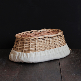 Овальная корзина из лозы ивы 1000 гр (32х16х10 см)