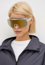 Спортивные очки HILX Samurai / Matt Crystal / Gold Polarized Lens + Clear Lens