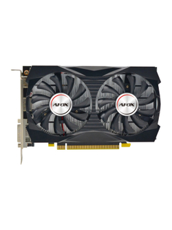 Видеокарта AFOX Geforce GTX1050 4GB GDDR5 128Bit  DVI/HDMI/DP ATX 2FAN (AF1050-4096D5H4-V2)