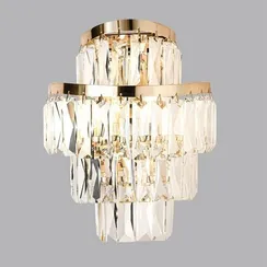 5073/2W HALL ODL24 623 золото/прозрачный/металл/хрусталь Бра E14 2*40W WAYTA