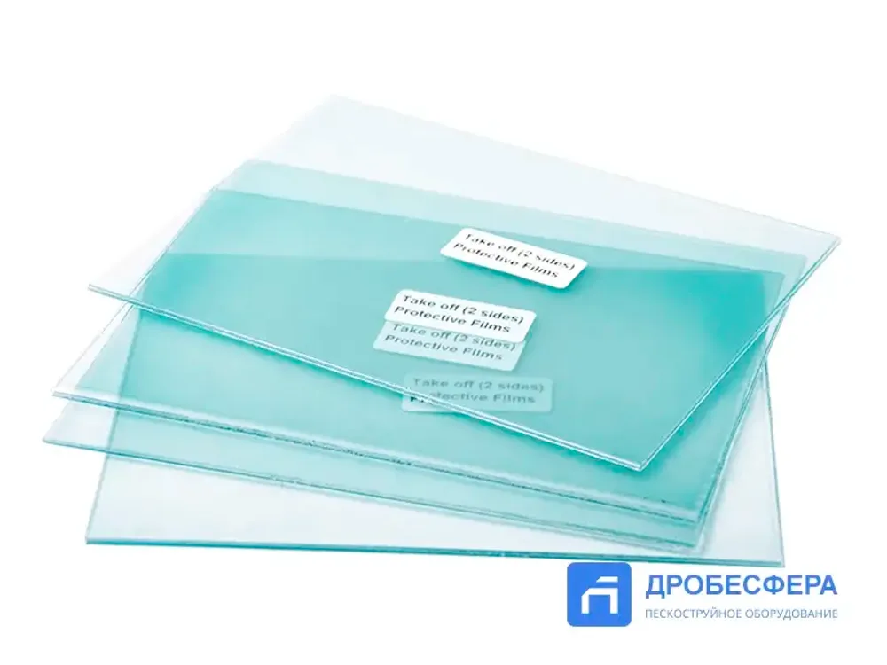 Стекло для шлема 145x105x1 мм Comfort внутреннее пластиковое арт. 10130003