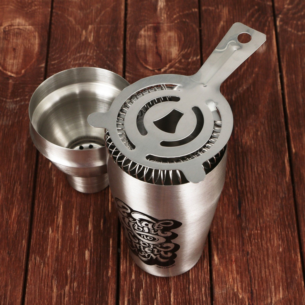 Набор барный Bartender, 5 предметов, карточки с рецептами