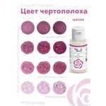 Краситель пищевой жидкий ЦВЕТ ЧЕРТОПОЛОХА Top Decor (Топ продукт), 30 г