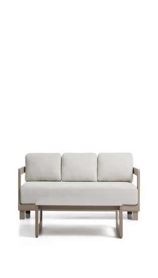 Комплект садовой мебели Nerano из алюминия цвета таупе