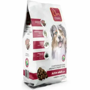 Сухой корм CLAN CLASSIC Active для активных собак средних и крупных пород с говядиной