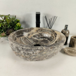 Раковина из оникса Erozy Grey EO-64404 45*38*15 0156