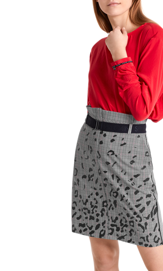 Юбка-карандаш с принтом