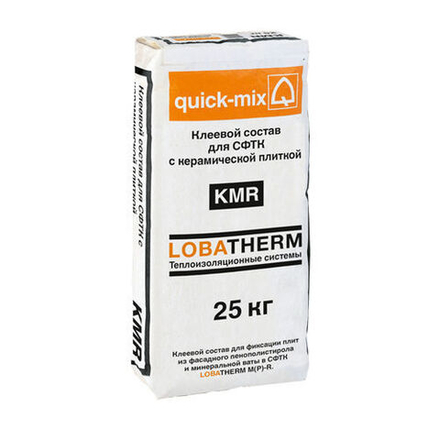 KMR Клеевой состав для СФТК с керамической плиткой sievert, мешок 25 кг