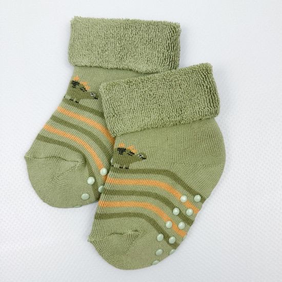 Носочки махровые со стоперами, Полынь