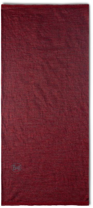 Тонкий шерстяной шарф-труба Buff Merino Lightweight Mars Red Multistripes Фото 3