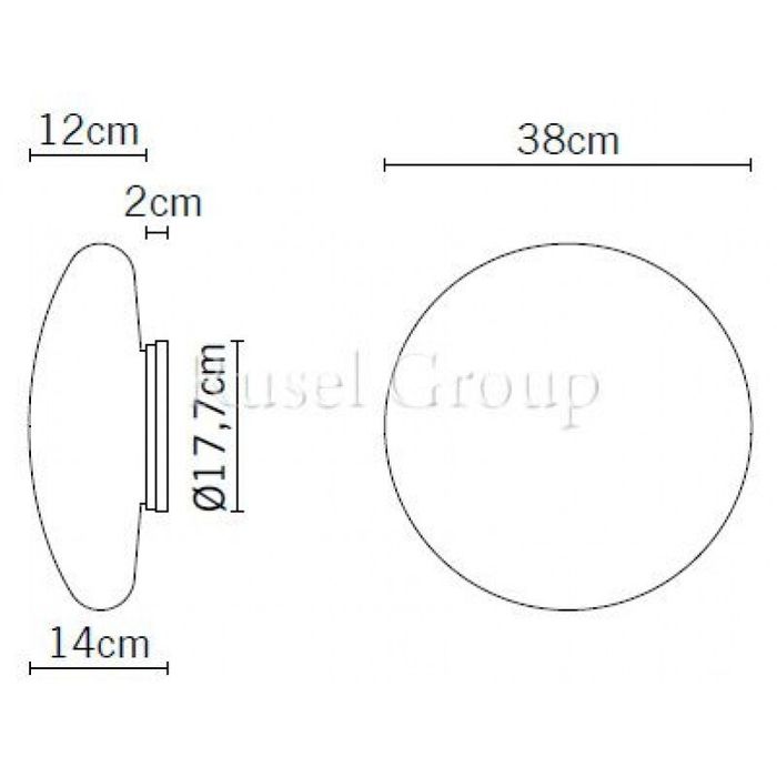 Настенно-потолочный светильник Fabbian Lumi White F07 G11 01