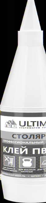 Клей ПВА ULTIMA СТОЛЯР, флакон 250 г.