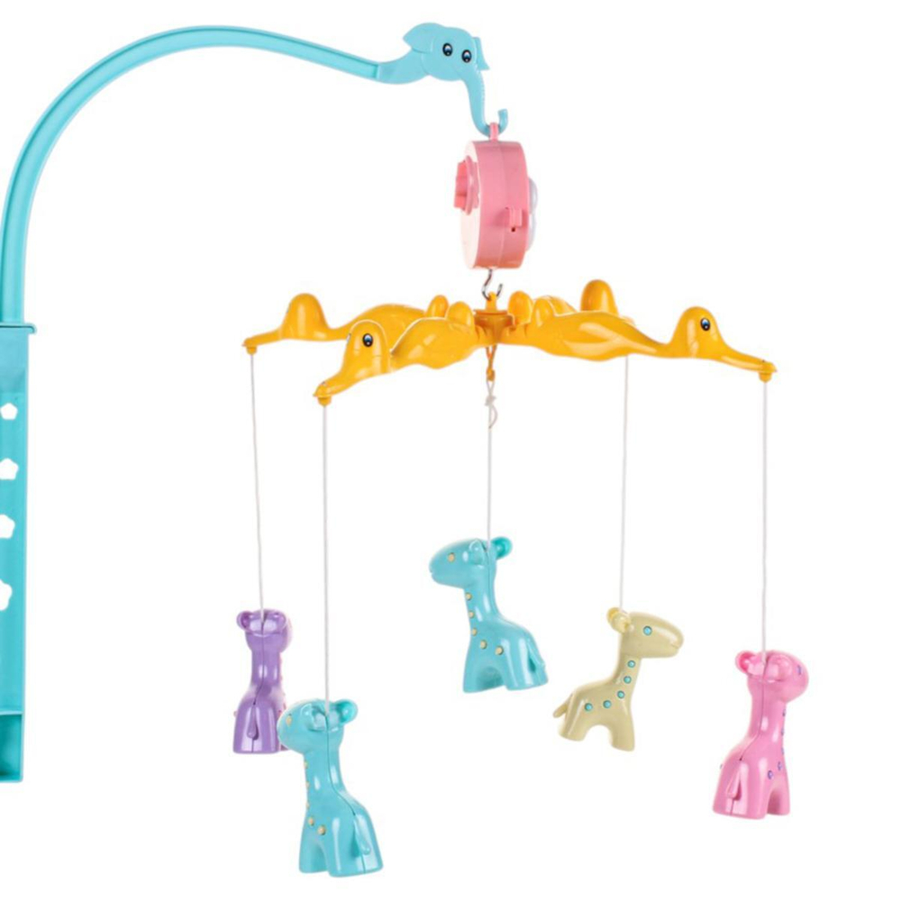 Карусель муз. д/новорожденных заводная Сафари, коробка 2308