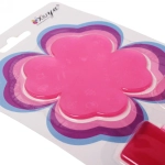 Набор для дизайна ногтей - стемпинг «VivA Manicur», пластина цветок, микс 4 цвета, 19*11см