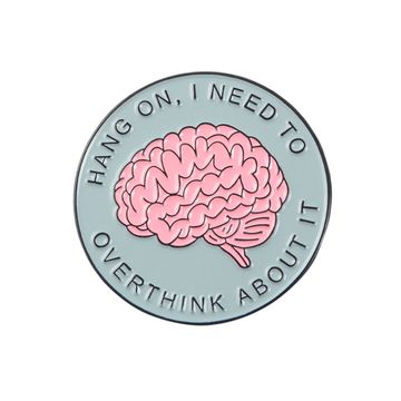 Значок металлический на одежду/Пин. Hang On