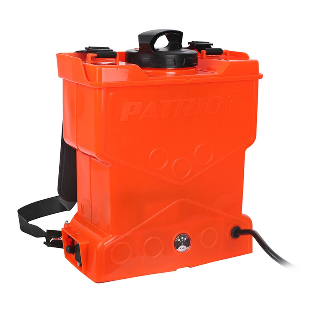 Опрыскиватель садовый аккум, Patriot, 12 л, свинц-кислот, 8 А.ч, 12 В, пластик, ранцевый, PT-12AC