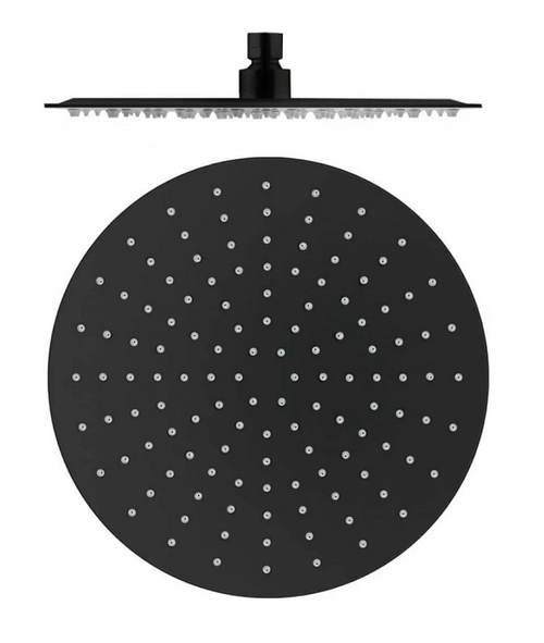 Лейка потолочная ЧЕРНЫЙ, нержавейка 20см DK-8002H 20