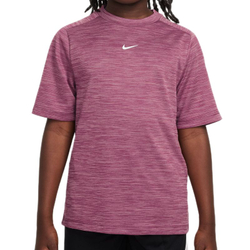 Футболка для мальчика теннисная Nike Multi Dri-FIT Short-Sleeve - peony/sweet beet/white