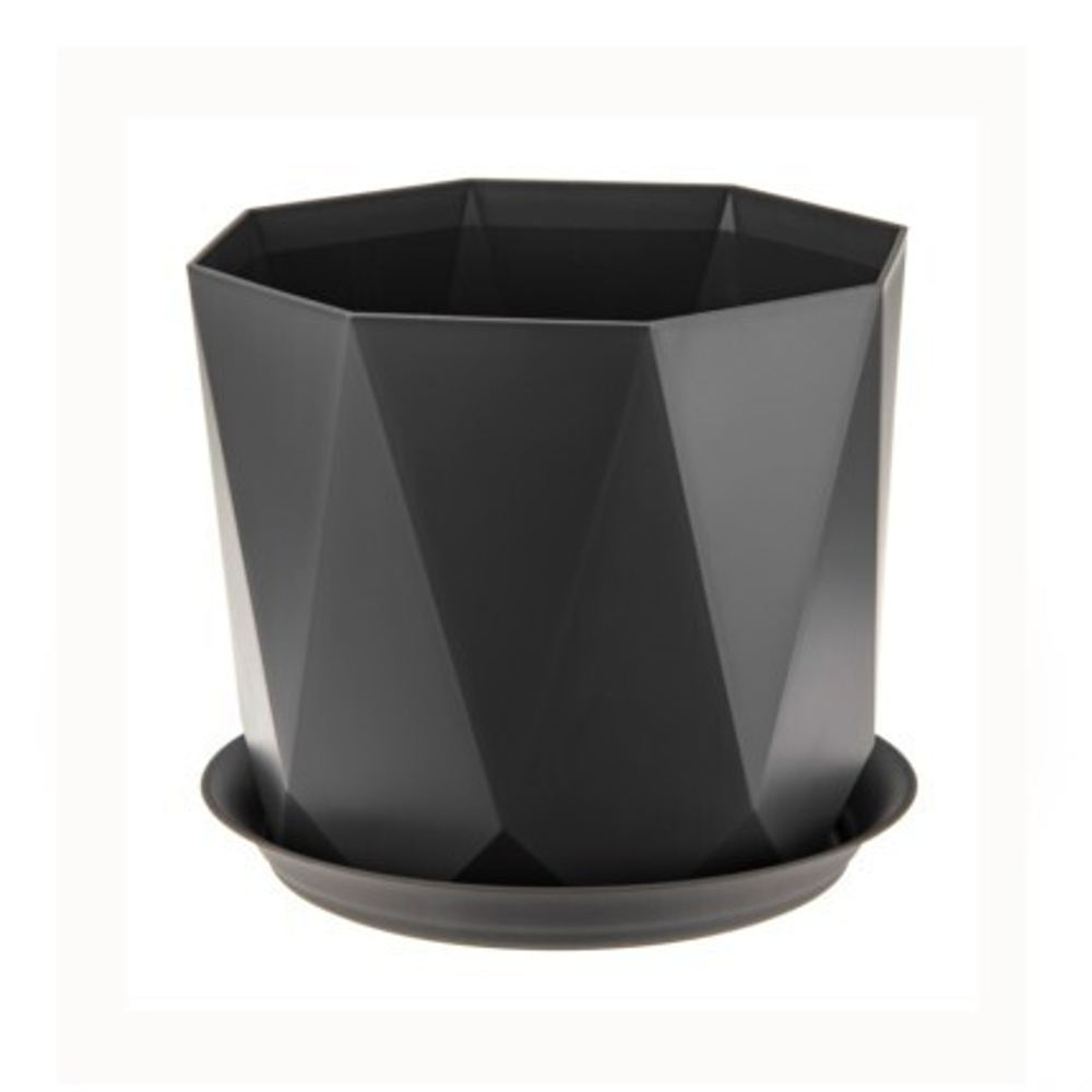 Кашпо ПРИЗМА D175мм 2,6л с поддоном М3138