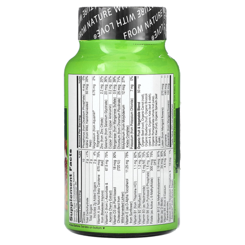 NATURELO, Жевательные мультивитамины для детей, 60 жевательных таблеток