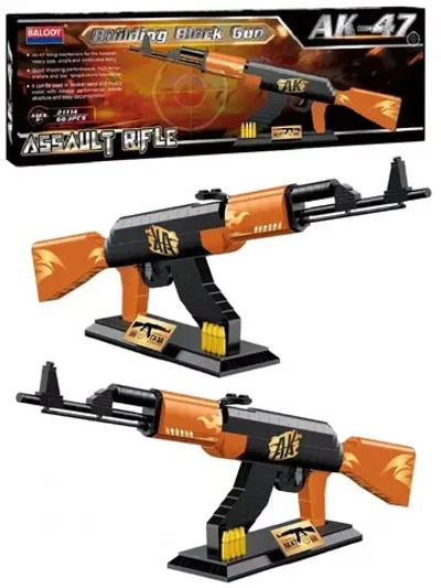 Конструктор штурмовой Автомат АК-47 663 детали