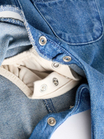 Боди и джинсовый комбинезон в комплекте для малышей Next Q96-677, Синий