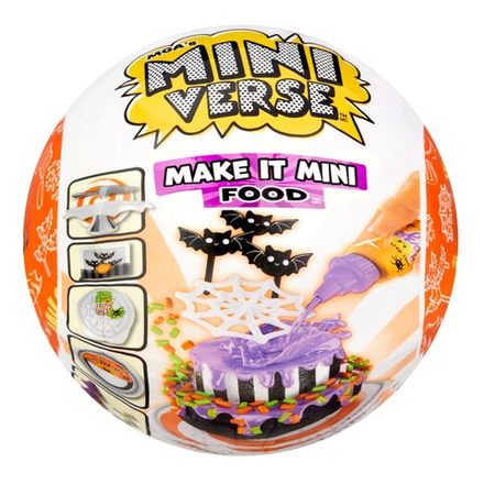 MGA's Miniverse - Мини Хэллоуин Битлджус Сюрпризный шарик Make It Mini Food 531111