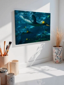 Картина на стену 40 X 50 Пингвины