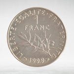 France, 1 Franc 1999 - Signature "O. Roty", VF