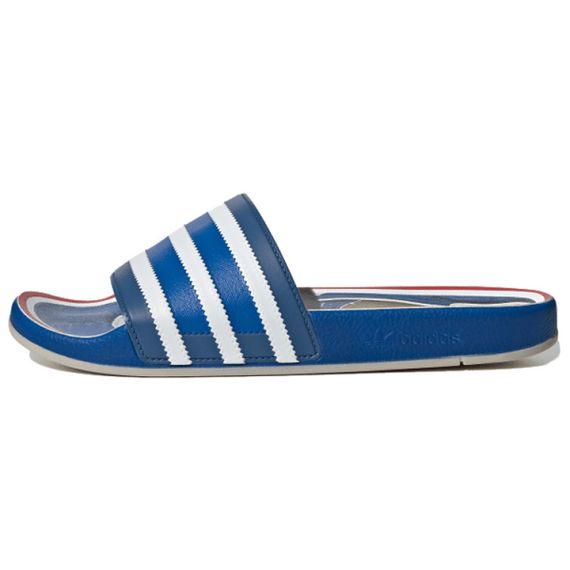 Adidas Adilette Premium Slides 'Blue White'