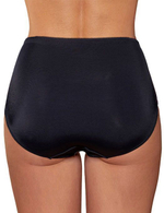 Классические трусики-слипы Divine (Размер: 42) (Цвет: черный с бежевым)