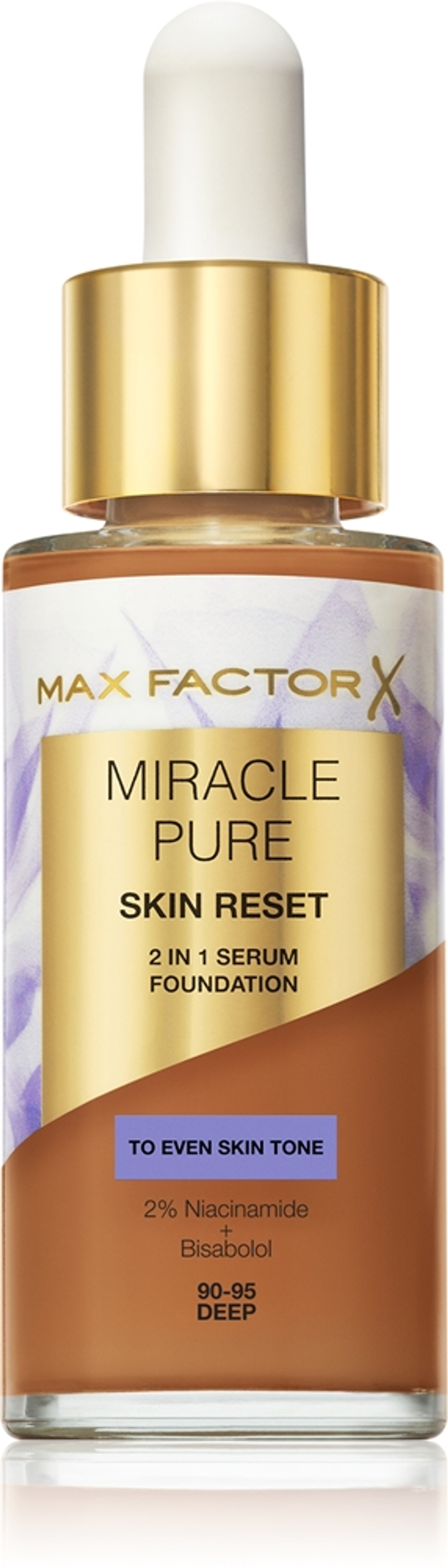 Max Factor Miracle Pure Skin Reset - Подкладка для ухода оттенок 90-95 Deep, 30 ml
