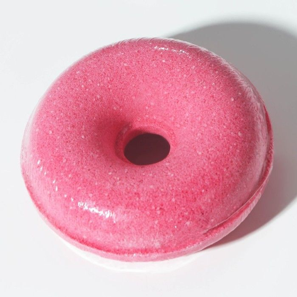 Бомбочка-пончик для ванны «Нежность» с ароматом вишни - 130 гр.