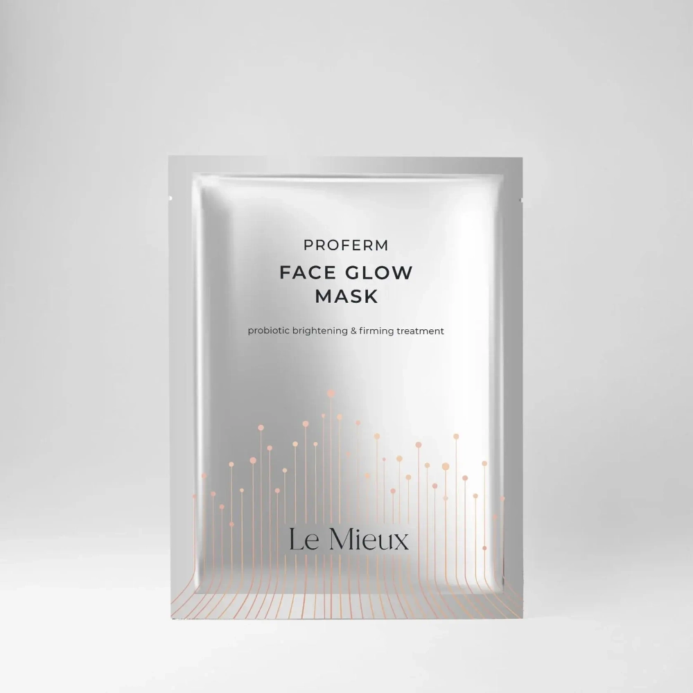 Маска с ферментами для лица придающее сияние | Le Mieux PROFERM FACE GLOW MASK, 4шт