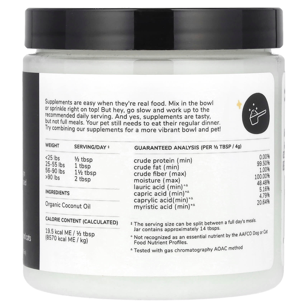 Kin+Kind, Кокосовое масло, для собак и кошек, 236,5 мл (8 жидк. унц.)