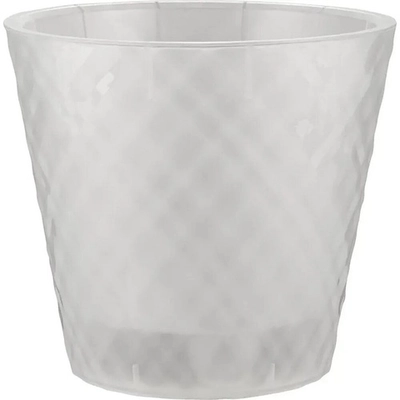 Горшок для цветов InGreen Manhattan Orchid D160мм, 1,6 л c дренажной вставкой, прозрачный