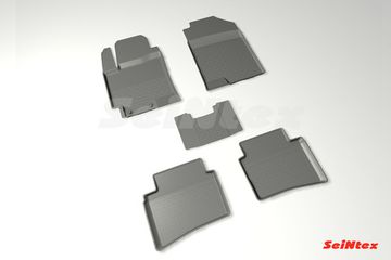 Резиновые коврики в салон Kia Rio IV (2016-наст. время) "Высокий борт"