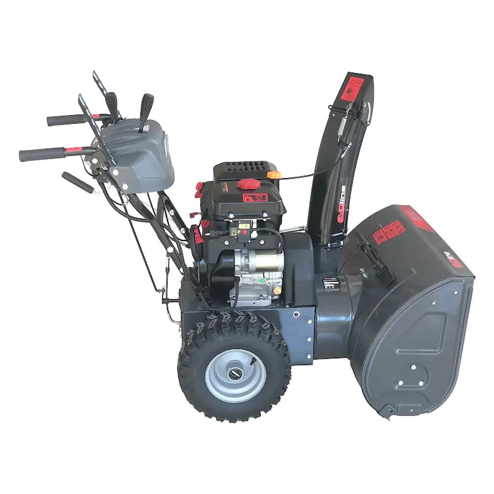 EVOline SBG 760 E бензиновый снегоуборщик 15 л.с, ковш 76 см, выброс 15 м, 6 вперед/2 назад