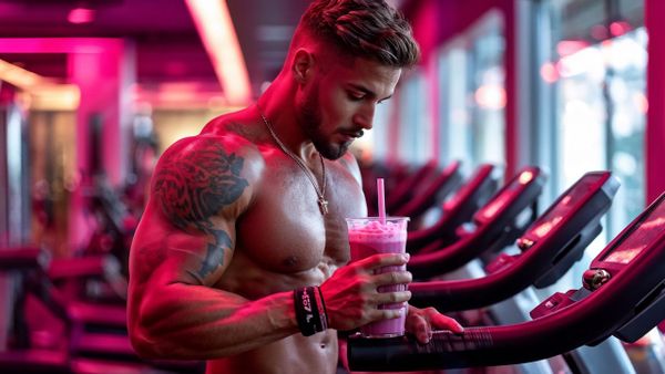 Фитнес-рецепты от Renpho😋💪 Протеиновый смузи с ягодами🍓🫐