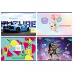 Альбом для рисования А4 8л. "Mix.Универсальный" эконом, в ассорт. (BG)