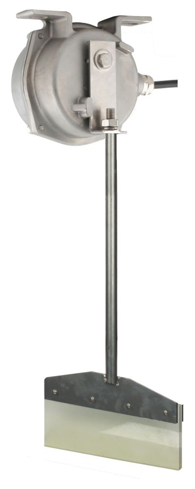 Датчик наличия препятствия на конвейерной ленте в INNOLEVEL корпусе из нерж. стали, взрывозащ. ТР ТС 012/2011, -40...+65С, 250 VAC, 10 A, IP67, релейный выход, штанга с лопаткой 650...950 мм