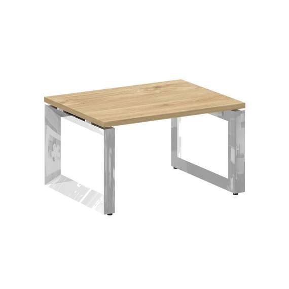 Onix Direct Lux Стол журнальный О-обр. м/к M-O.MO-SJ-1 Тиквуд Светлый/Нержавеющая Сталь/Хром 780*600