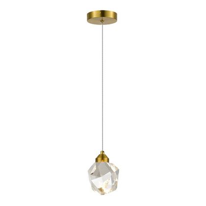 Подвес ST-Luce Золотистый/Прозрачный LED 1*3W CASCATO sl6114.203.01