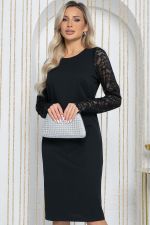 Платье Элегантная леди (черное) П12021 LT Collection