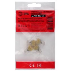 Клемма ЭРА серия 102 2 отверстия 1.0-2.5мм2 упаковка 4 шт.