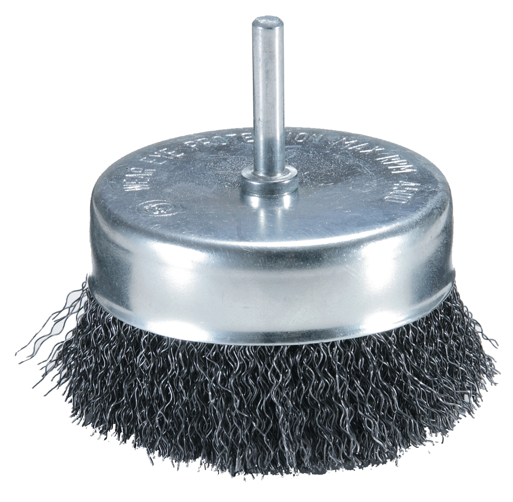 Щетка проволочная чашечная (d50 мм, толщ. проволоки 0.3 мм, гофрированная, металл, 6 мм) Makita