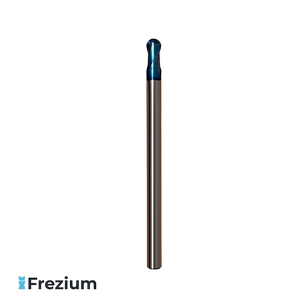 Сферическая фреза твердосплавная по металлу "YG-1" (6x6x12x90 Z2 R3; G8A38060 X5070)